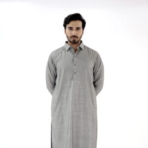 Kameez Shalwar for Gents - Textured Grey